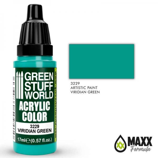 Green Stuff World: Acrylic Color VIRIDIAN GREEN