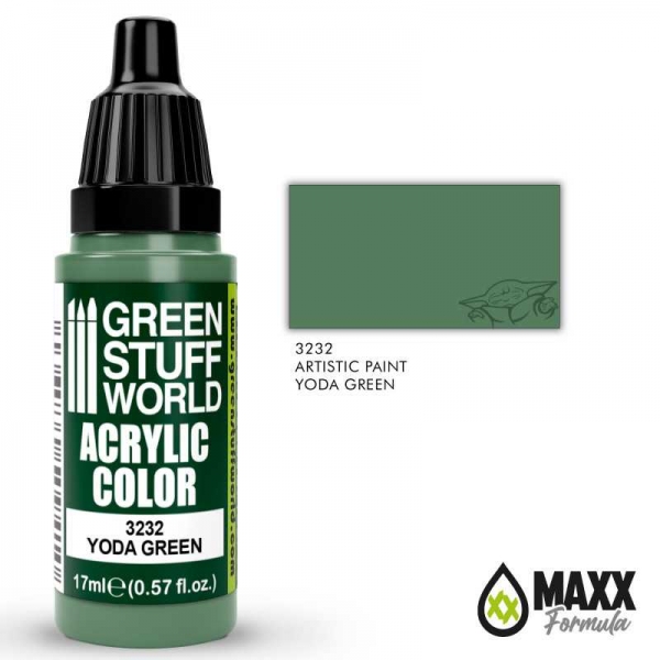 Green Stuff World: Acrylic Color YODA GREEN