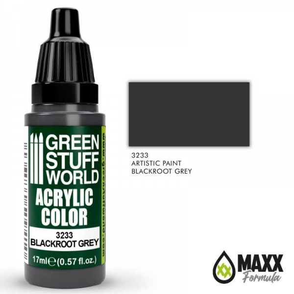 Green Stuff World: Acrylic Color BLACKROOT GREY