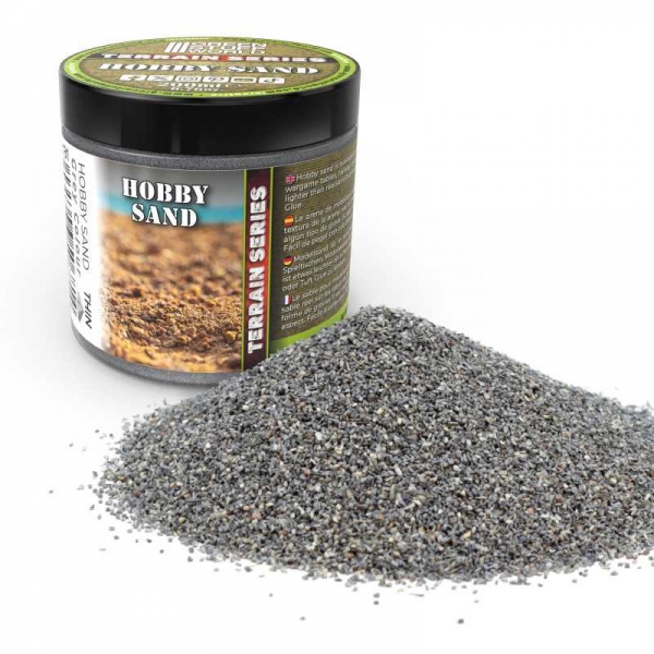 Green Stuff World: Thin Hobby Sand -  Dark Grey 200ml