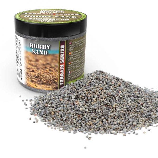 Green Stuff World: Thick Hobby Sand - Dark Grey 200ml