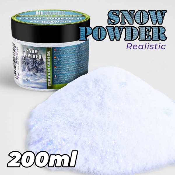 Green Stuff World: REALISTIC Model SNOW Powder 200ml