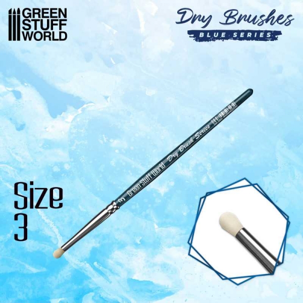 Green Stuff World: BLUE SERIES Dry Brush - Size 3