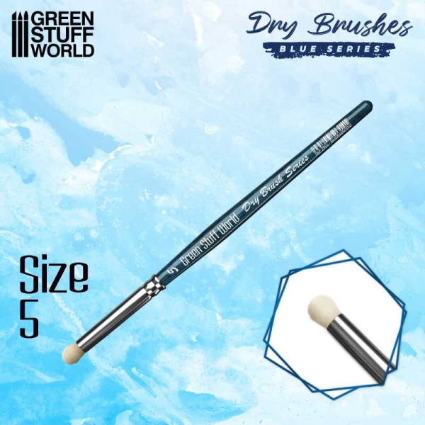 Green Stuff World: BLUE SERIES Dry Brush - Size 5