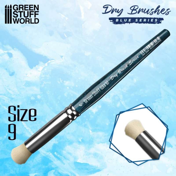 Green Stuff World: BLUE SERIES Dry Brush - Size 9