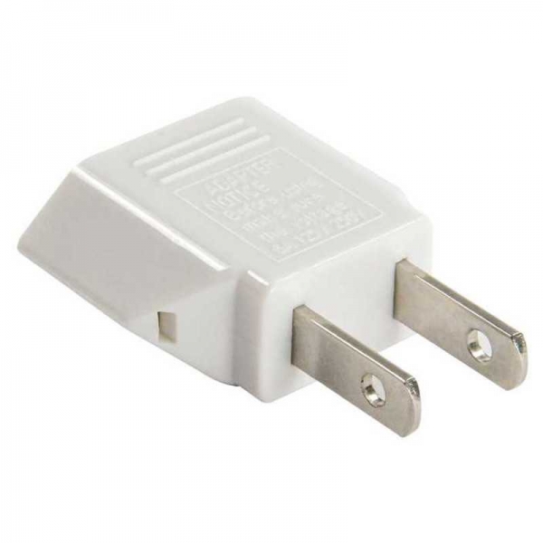 Green Stuff World: EU-USA plug adapter WHITE