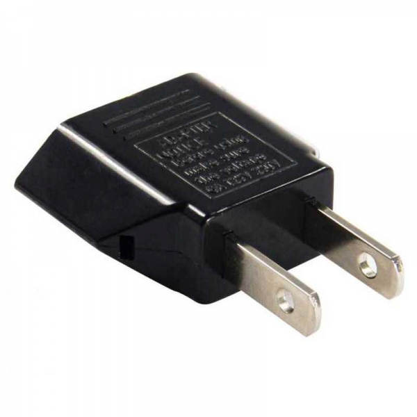 Green Stuff World: EU-USA plug adapter BLACK