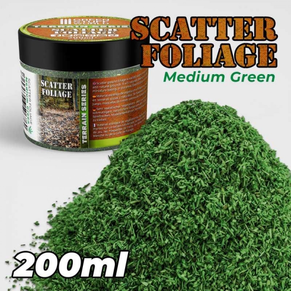 Green Stuff World: Scatter Foliage - Medium Green - 200ml