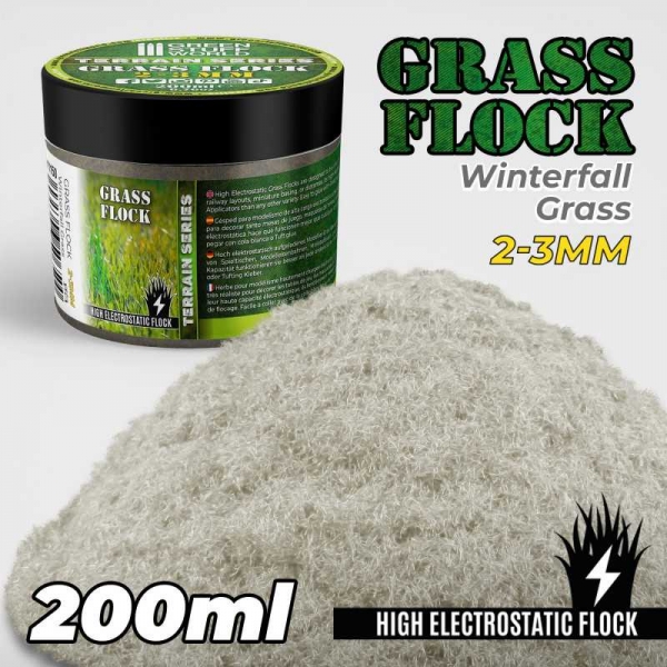 Green Stuff World: Static Grass Flock 2-3mm - WINTERFALL GRASS - 200 ml