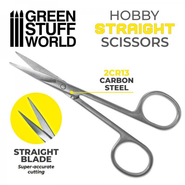 Green Stuff World: Hobby Scissors - Straight Tip