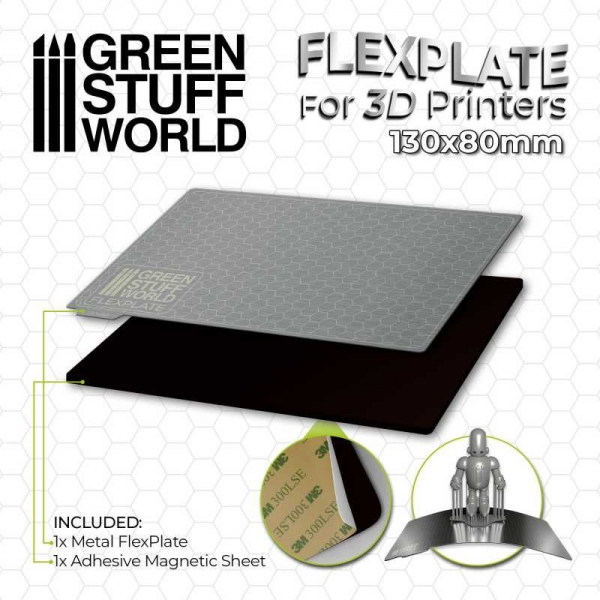 Green Stuff World: Flexplates For 3d Printers - 130x80mm