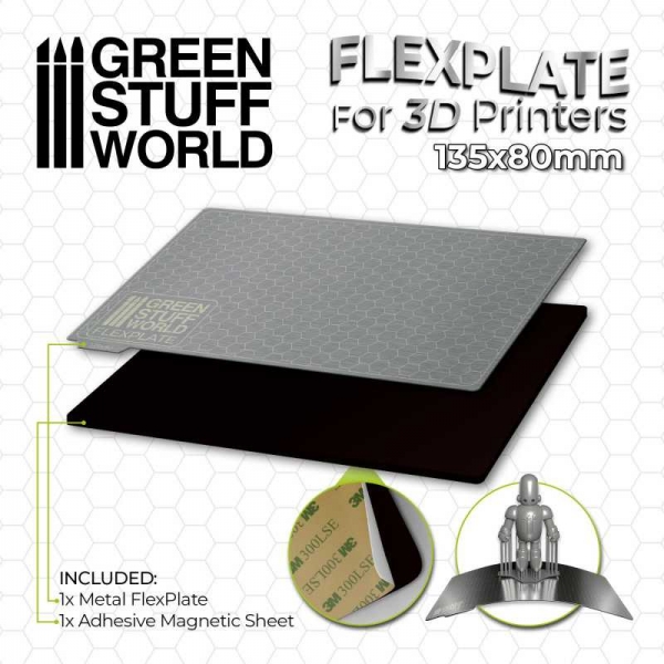 Green Stuff World: Flexplates For 3d Printers - 135x80mm