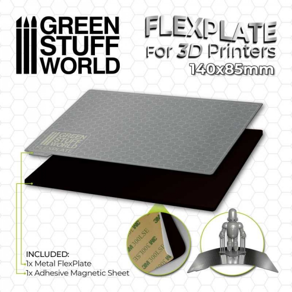 Green Stuff World: Flexplates For 3d Printers - 140x85mm