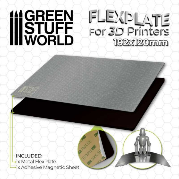 Green Stuff World: Flexplates For 3d Printers - 192x120mm