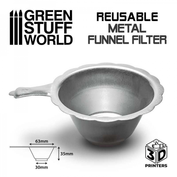 Green Stuff World: Reusable metal resin filter