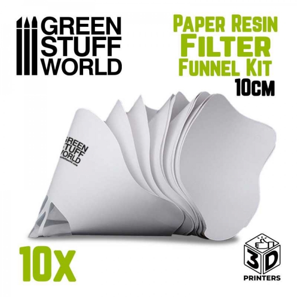 Green Stuff World: Paper resin filter funnel kit 10cm