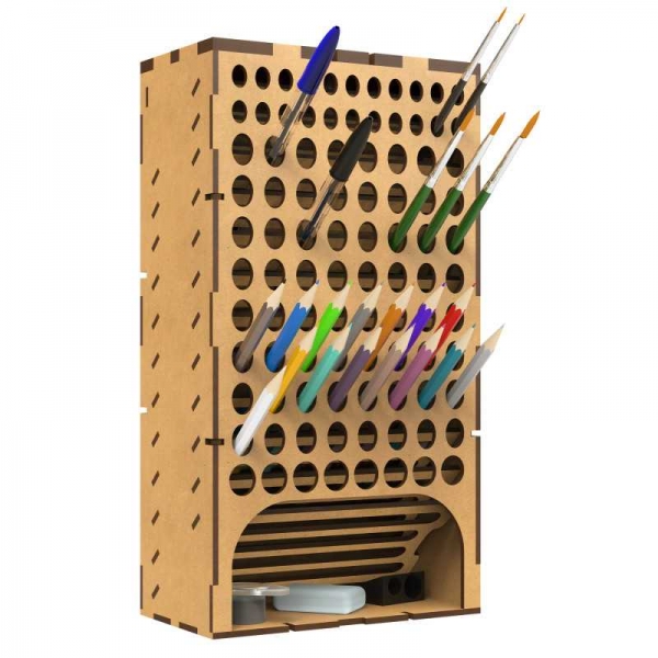 Green Stuff World: Vertical Paint Brush Holder