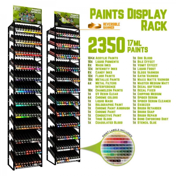 Green Stuff World: GSW Paint Display Rack - ULTIMATE Collection