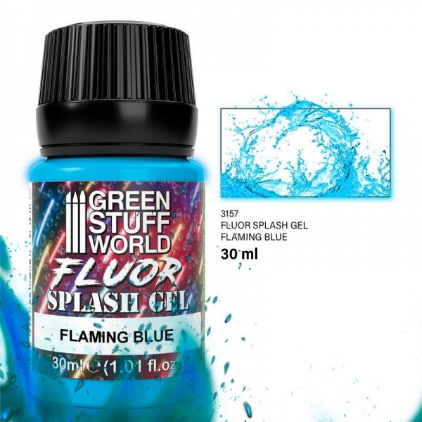 Green Stuff World: Splash Gel - Flaming Blue