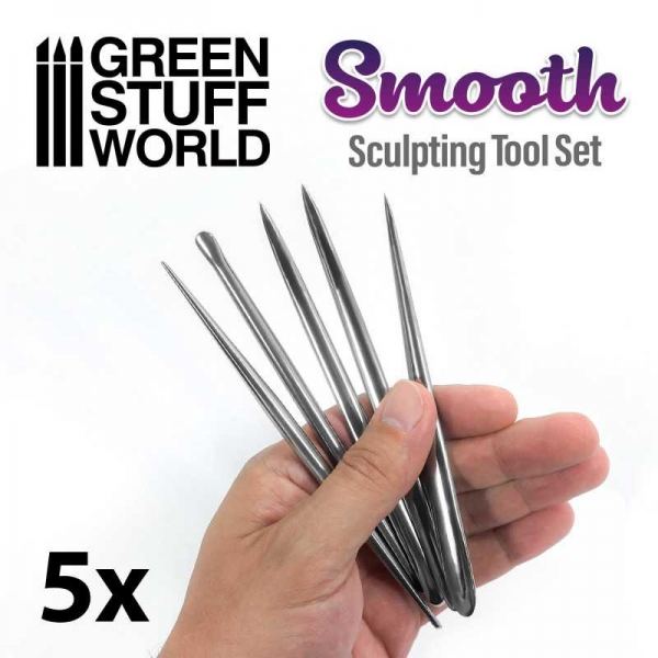 Green Stuff World: 5x Smooth Sculpting Set