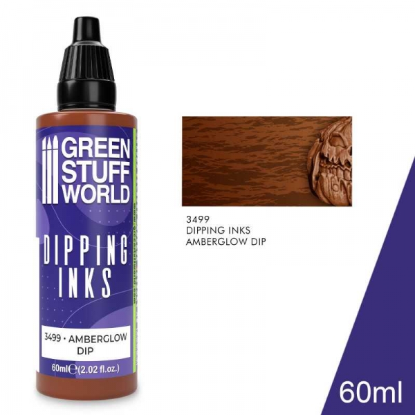 Green Stuff World: Dipping ink 60 ml - AMBERGLOW DIP