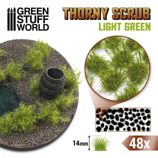 Green Stuff World: Thorny Scrubs - LIGHT GREEN