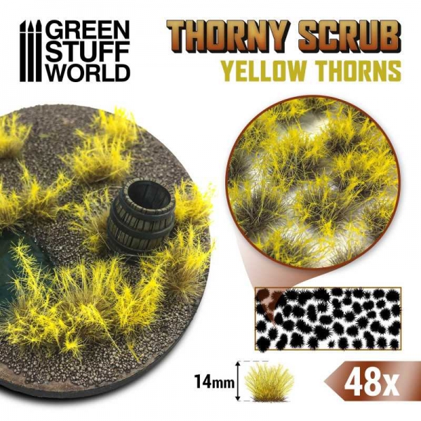 Green Stuff World: Thorny Scrubs - YELLOW THORNS