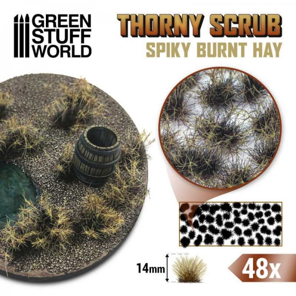 Green Stuff World: Thorny Scrubs - BURNT HAY