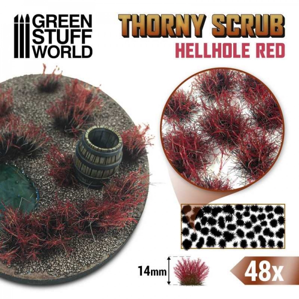Green Stuff World: Thorny Scrubs - HELLHOLE RED
