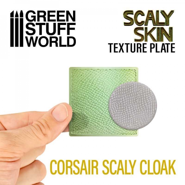 Green Stuff World: Texture Plate - Corsair Scaly Cloak