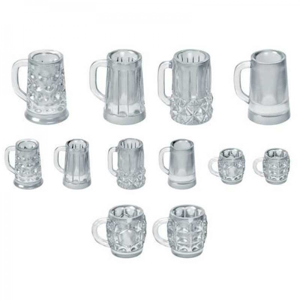 Green Stuff World: Beer Mugs - Glass 1:48-1:35