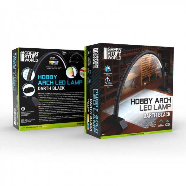 Green Stuff World: Hobby Arch LED Lamp - Darth Black