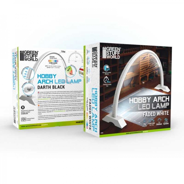 Green Stuff World: Hobby Arch LED Lamp - Faded White