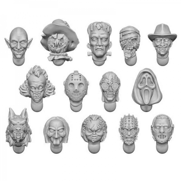 Green Stuff World: Horror Heads - NIGHTMARE 1:48