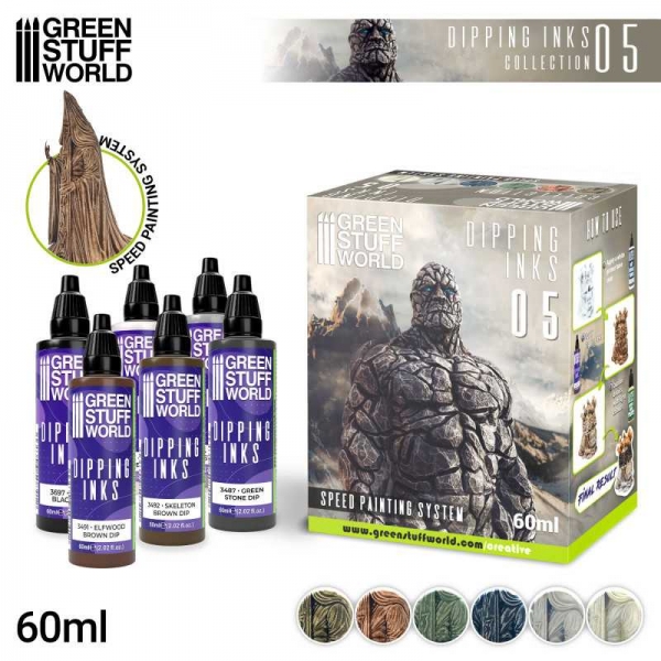 Green Stuff World: Paint Set - Dipping collection 05
