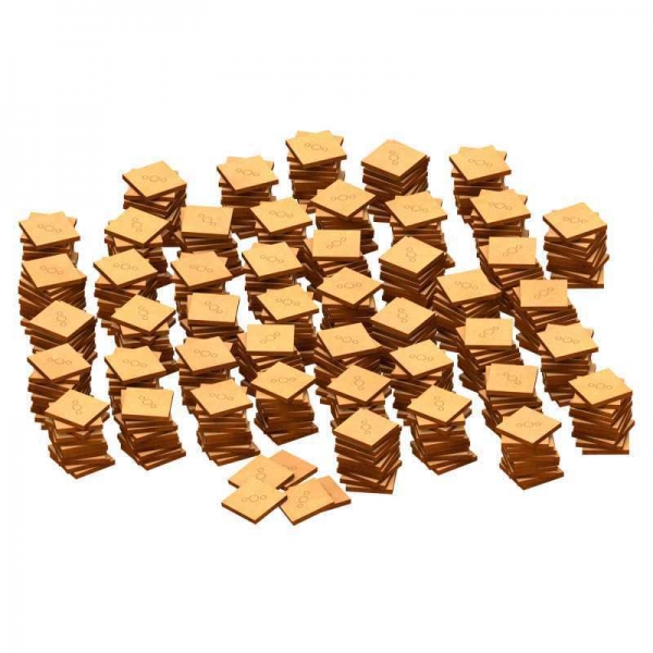 Green Stuff World: MDF Bases - Square 25 mm (Pack x500)