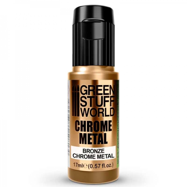 Green Stuff World: Chrome Paint - BRONZE 17ml