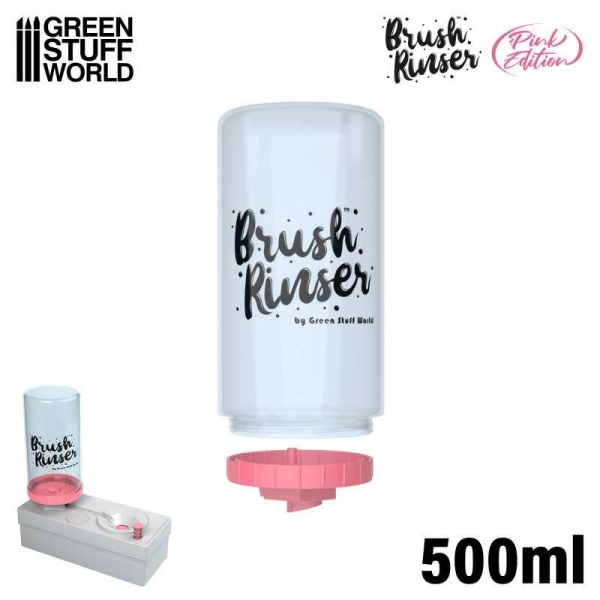 Green Stuff World: Brush Rinser bottle 500ml - Rosa