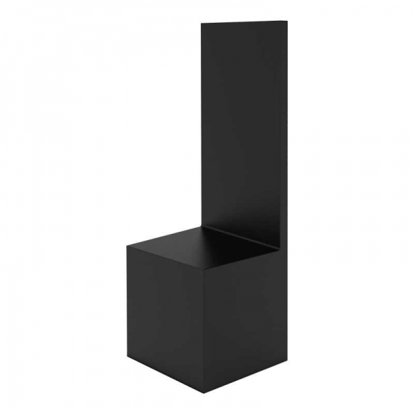 Green Stuff World: Straight Backdrop Plinths 6x6x6cm Black