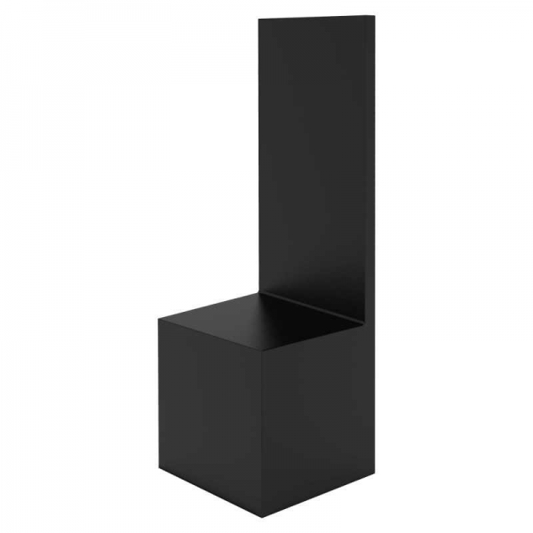 Green Stuff World: Straight Backdrop Plinths 7x7x6cm Black
