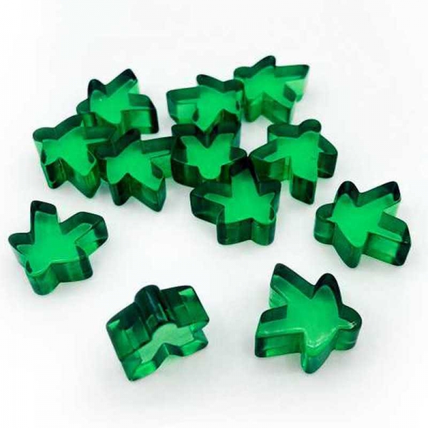 Green Stuff World: Meeples 16x16x8mm - Green