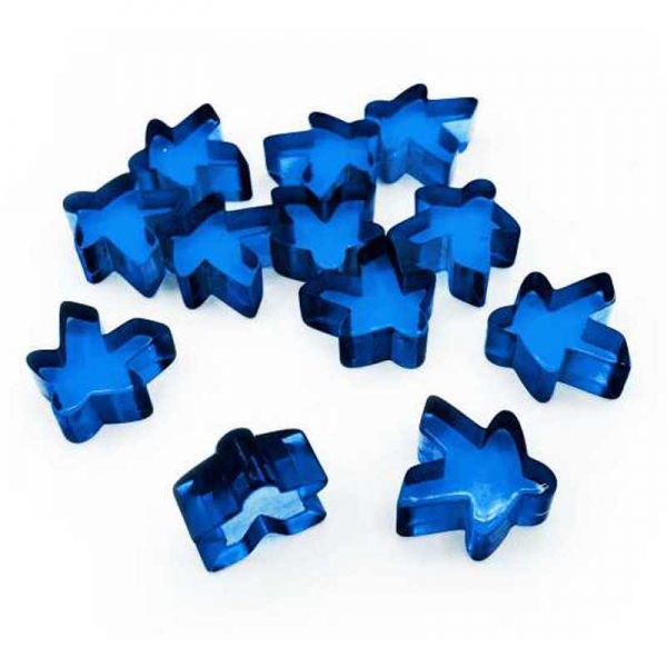 Green Stuff World: Meeples 16x16x8mm - Blue