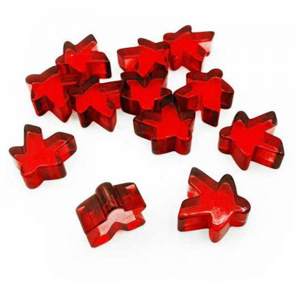 Green Stuff World: Meeples 16x16x8mm - Red
