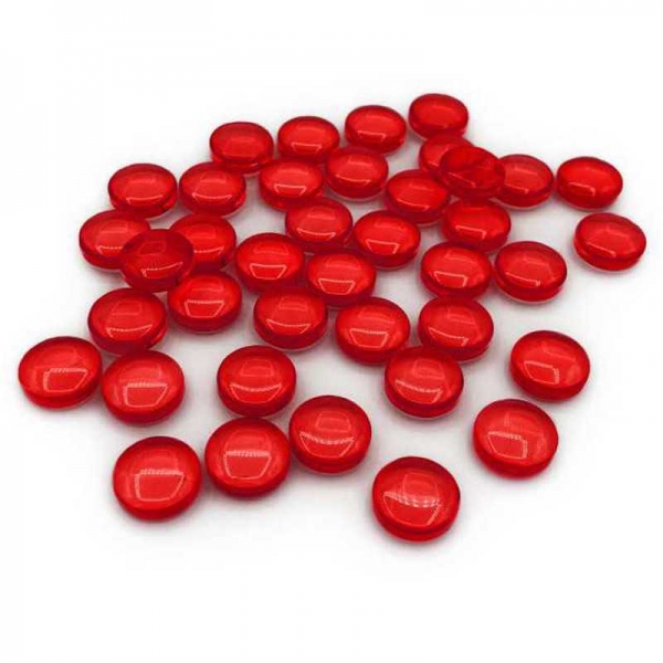 Green Stuff World: Plastic Gems 12mm - Red