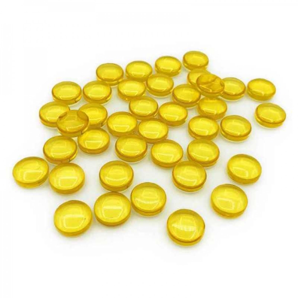 Green Stuff World: Plastic Gems 12mm - Yellow