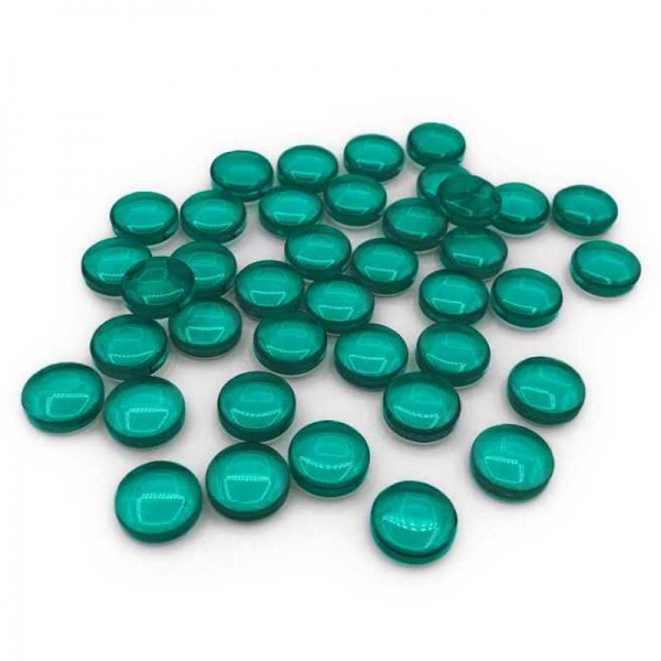 Green Stuff World: Plastic Gems 12mm - Turquoise