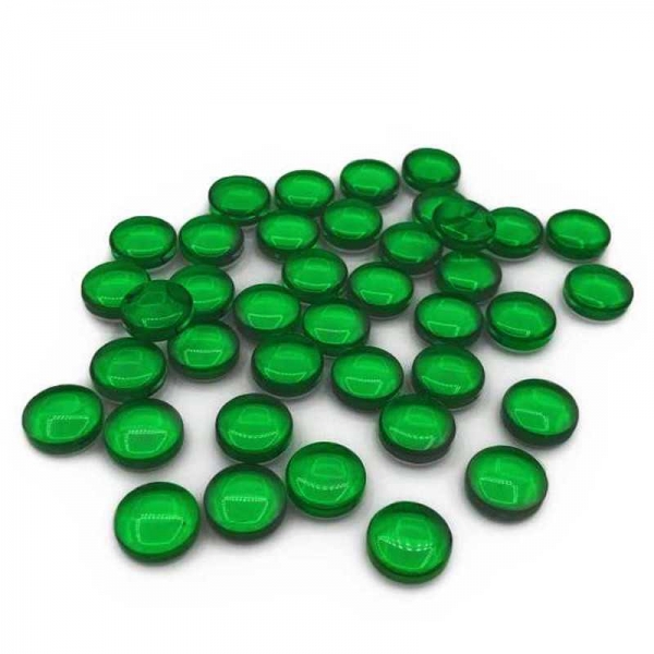 Green Stuff World: Plastic Gems 12mm - Green