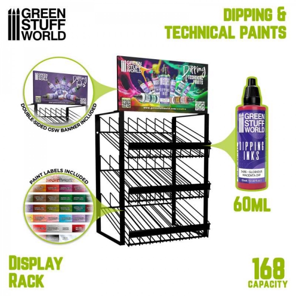 Green Stuff World: GSW METAL DISPLAY 60ml with banner