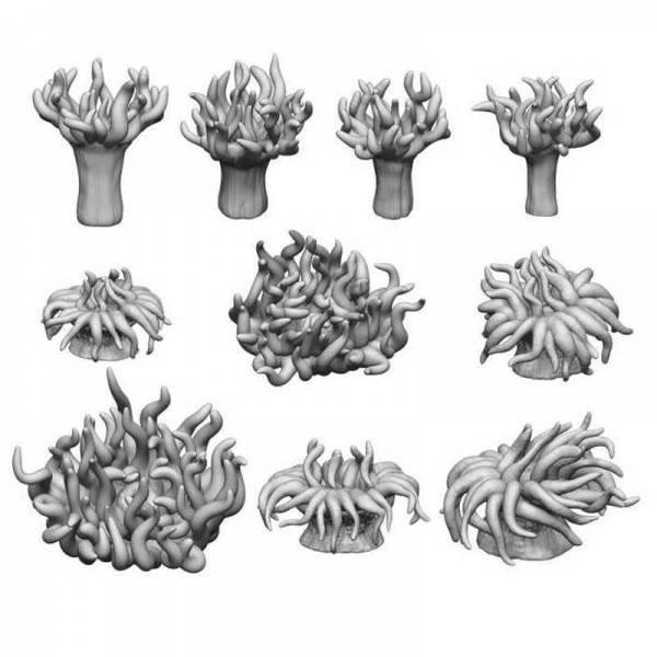 Green Stuff World: Sea Anemones 1:48