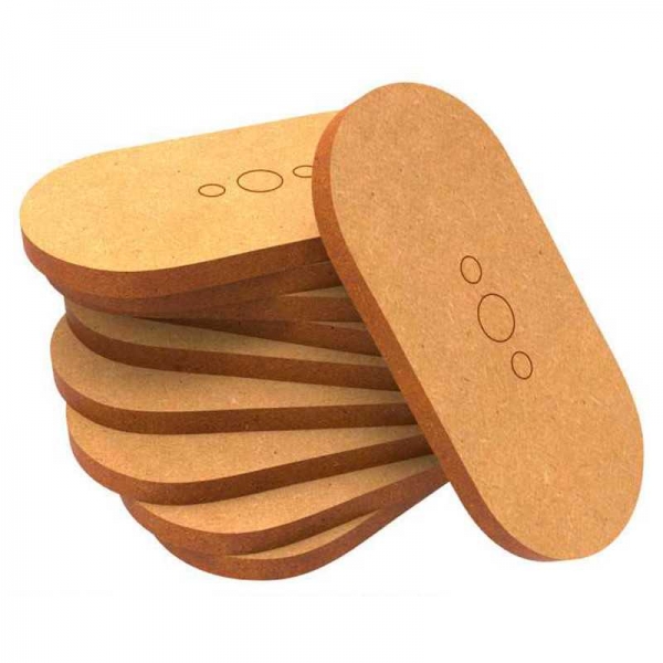 Green Stuff World: MDF Bases - Oval Pill 25x50mm